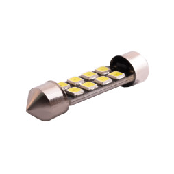 Светодиодная автолампа C5W SV8.5 12В 36мм SMD2835-8led белый