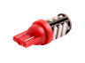 Світлодіодна авто лампа T10-7020-11smd червоний 12V LEDUA