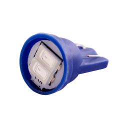 Світлодіодна авто лампа T10-5630-2smd синій 12V LEDUA