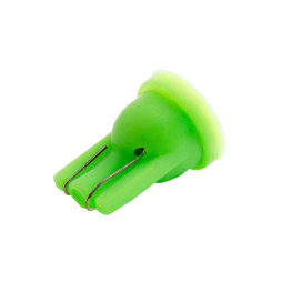 Світлодіодна авто лампа T10-5630-2smd зелений 12V LEDUA