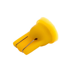 Світлодіодна авто лампа T10-5630-2smd жовтий 12V LEDUA