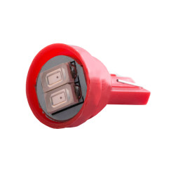 Світлодіодна авто лампа T10-5630-2smd червоний 12V LEDUA