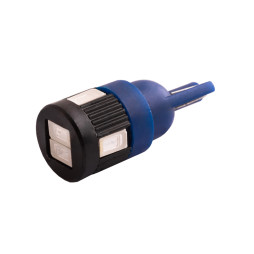 Світлодіодна авто лампа T10-5630-6smd синій 12V LEDUA