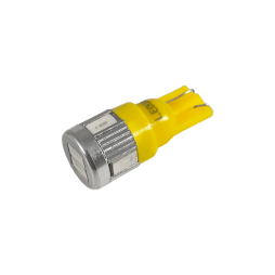 Світлодіодна авто лампа T10-5630-6smd жовтий 12V LEDUA