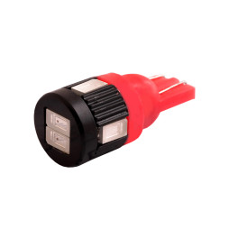 Світлодіодна авто лампа T10-5630-6smd червоний 12V LEDUA