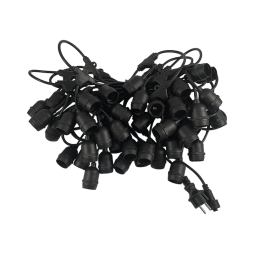 Гірлянда белт-лайт світлодіодна IP65 220-240V 40xE27 + кабель 10м + вилка (IP44) / LMA8014 (зєднувальна) тільки LED Лємансо