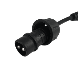 Перехідник для гірлянди ІР65 кабель 10см 2*0,75мм 220V/ LMA8016 3 гнізда - 1 вилки Лємансо