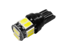 Світлодіодна авто лампа T10-5630-10smd білий 12V LEDUA