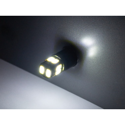 Світлодіодна авто лампа T10-5630-10smd білий 12V LEDUA