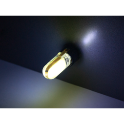 Світлодіодна авто лампа T10-COB-01 силікон білий 24V LEDUA