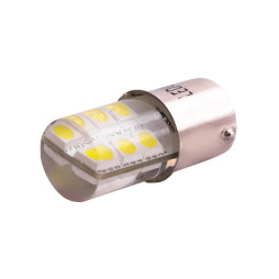 Світлодіодна авто лампа T25-5050-12SMD силікон 1156 білий 24V LEDUA
