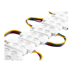 Світлодіодні модулі 5050-4smd 12V IP65 RGB