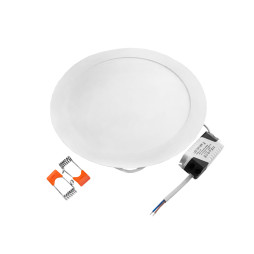 Світильник світлодіодний врізний DownLight 18w 220V круглий 6400k