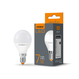 Світлодіодна лампа G45e 7W E14 4100K 220V VIDEX
