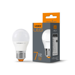 Світлодіодна лампа G45e 7W E27 4100K 220V VIDEX