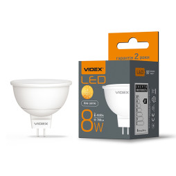 Світлодіодна лампа MR16e 8W GU5.3 4100K 220V VIDEX
