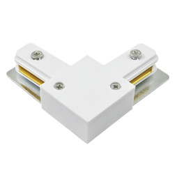 Соединитель L 2WAYS Lemanso для трековых систем белый / LM513