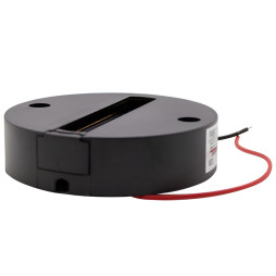 Площадка для треков 2 WAY Lemanso накл. ABS круг, черная / LM3226 огнестойкая