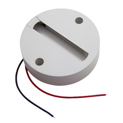 Площадка для треков 2 WAY Lemanso накл. PC круг, белая / LM3227 огнестойкая