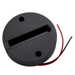 Площадка для треков 2 WAY Lemanso накл. PC круг, черная / LM3227 огнестойкая