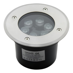 Світильник LED тротуарний Lemanso 6LED RGB 6W 300LM / LM3708
