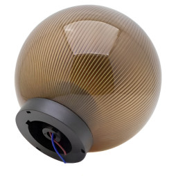 Куля діаметр 200 чайна призматична Lemanso PL2115 макс. 25W + база з E27