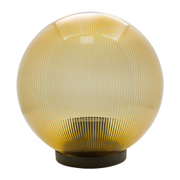 Куля діаметр 250 золота призматична Lemanso PL2104 макс. 25W  + база з E27