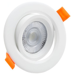 LED панель Lemanso 5W 400LM 3CCT (3000K-4000K-6500K) 165-265V білий / LM571