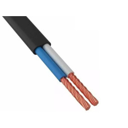 Кабель ШВВП 2х1 мм² 1 м черный (5048)