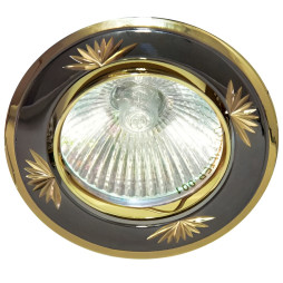 Спот Lemanso DL246 чорний металік-золото MR16