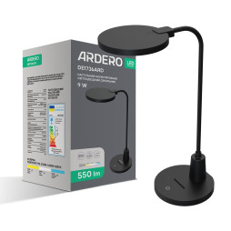 Світлодіодний настільний світильник Ardero DE1736ARD 9Вт чорний