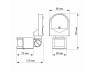 Датчик движения и освещенности VIDEX VL-SPW02B 220V 1200W инфракрасный