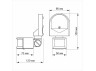 Датчик движения и освещенности VIDEX VL-SPW02W 220V 1200W инфракрасный