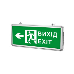 LED світильник аварійний ВИХІД ЗІ СТРІЛКОЮ двосторонній TITANUM