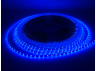 Светодиодная лента 2835-60led-8mm-12V IP20 5W/m 20-22LM/led двойная плата CRI70 синий (50м бухта) без проводков LEDUA