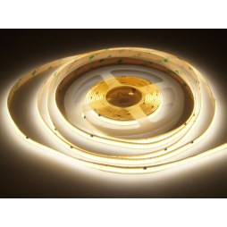 Світлодіодна стрічка COB-296led-8mm-220V IP20 10W/m 90lm/w подвійна плата 4000К RA80 2 роки гарантії (5м бухта) LEDUA