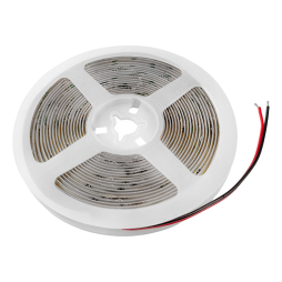 Світлодіодна стрічка COB-296led-8mm-220V IP20 10W/m 90lm/w подвійна плата 6000К RA80 2 роки гарантії (5м бухта) LEDUA
