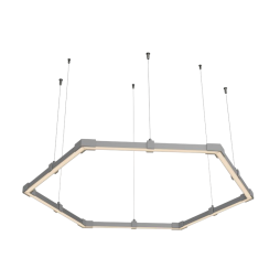 Світильник розбірний світлодіодний підвісний, Гексагон, Соти, стельовий "Шестикутник міні" шестикутник 110-240V 24W 4500k 500*6 LEDUA