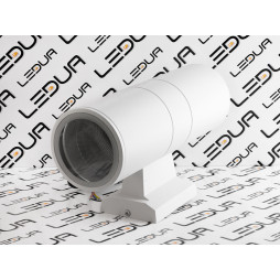 Світильник світлодіодний вуличний настінний 2*G45/A60 15Вт 12V IP65 білий 1м кабелю LM993 Лємансо