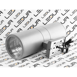 Світильник світлодіодний вуличний настінний 2*G45/A60 15Вт 12V IP65 срібло 1м кабелю LM994 Лємансо