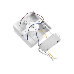 Светильник светодиодный накладной Lemanso LM528 с датчиком движения 12Вт 4500К квадратный