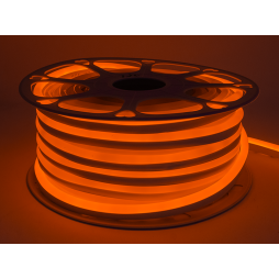 Світлодіодний неон 8*16mm 120led 2835 12V 8W/m IP65, помаранчевий #55-O (бухта 25м) AVT