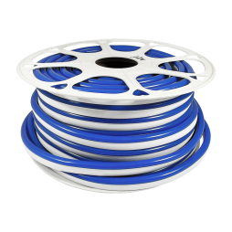 Світлодіодний неон 8*16mm 120led 2835 12V 8W/m IP65, синій #55-B (бухта 25м) AVT