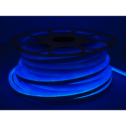 Світлодіодний неон 8*16mm 120led 2835 12V 8W/m IP65, синій #55-B (бухта 25м) AVT