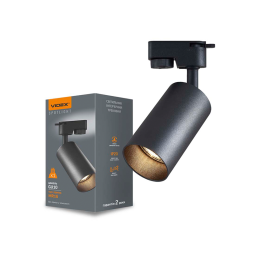 Светильник трековый VIDEX под лампу GU10 Черный (VL-SPF06C-B)