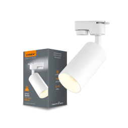 Светильник трековый VIDEX под лампу GU10 Белый (VL-SPF06C-W)