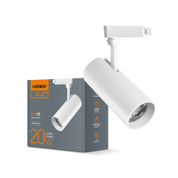 Светильник светодиодный трековый VIDEX 20W 4100K Белый (VL-TR04-204W)