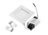 Світильник світлодіодний врізний DownLight 3w 220V квадратний 4000k
