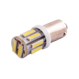 Світлодіодна авто лампа BA9S-7020-10smd білий 12V LEDUA