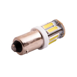 Світлодіодна авто лампа BA9S-7020-10smd білий 12V LEDUA